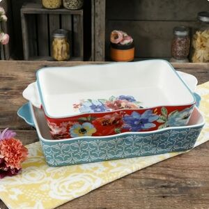 Pioneer Woman Spring Bouquet Baker Set